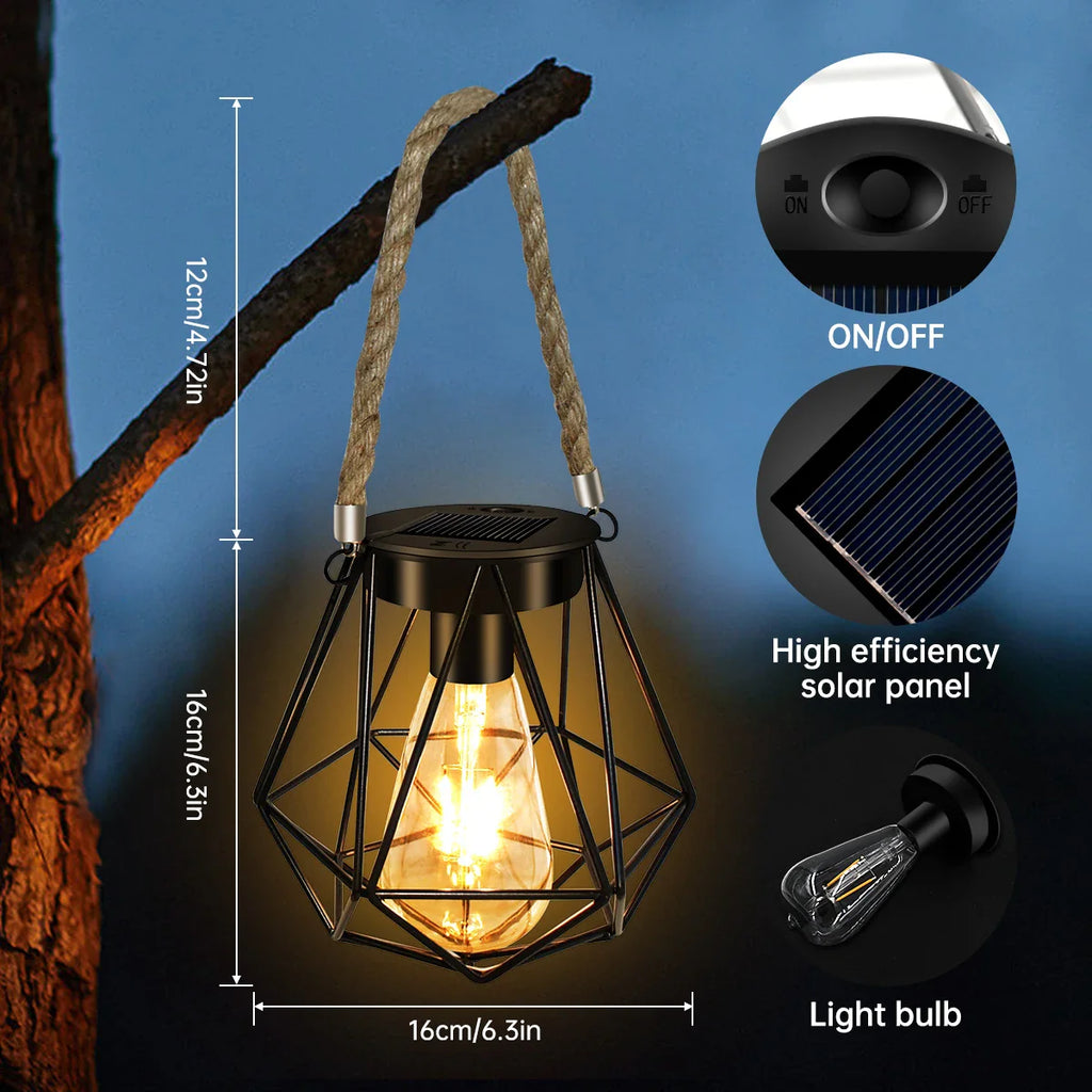 Solar Geometric Lantern