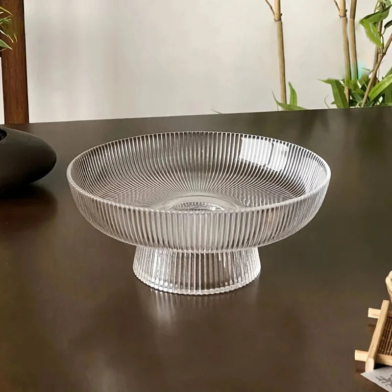 Celeste Pedestal Glass Bowl Medium