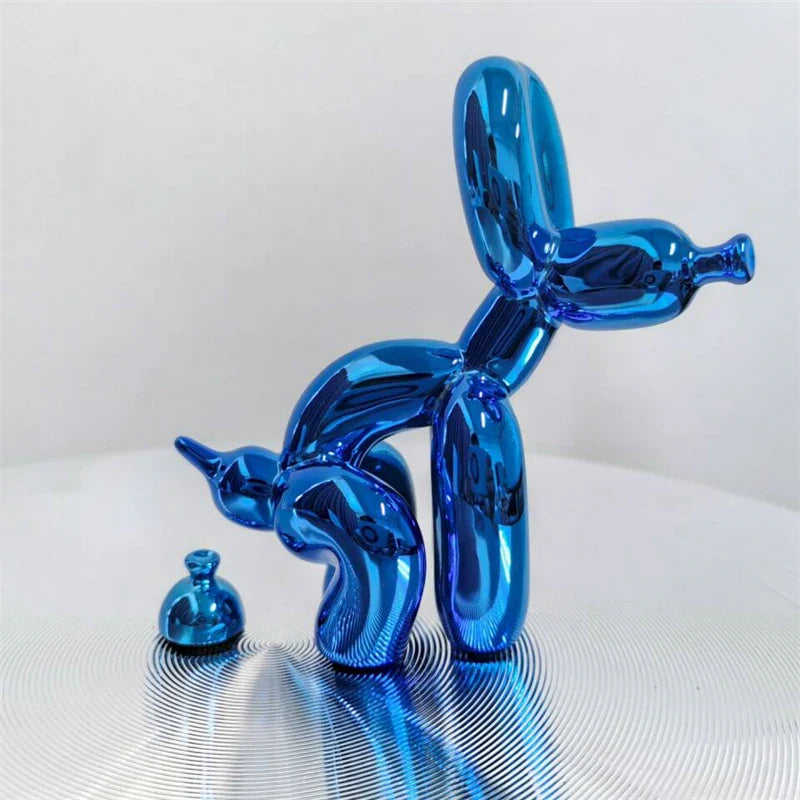 Balloon Dog of Mischief Blue