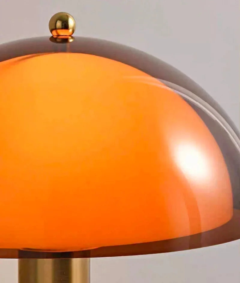 Amber Dome Table Lamp