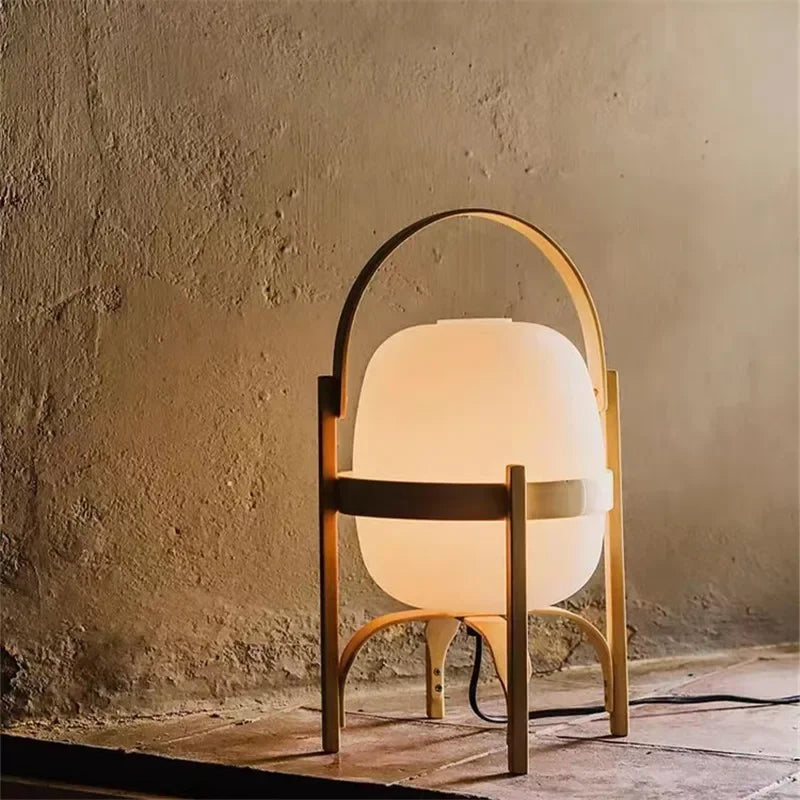 Art Neuvo Floor Lantern