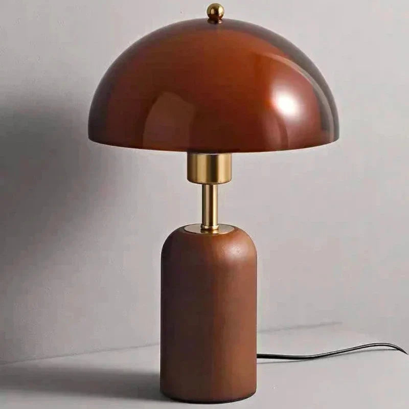 Amber Dome Table Lamp