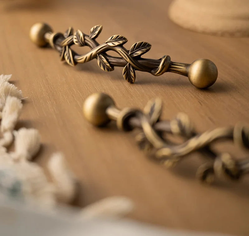 Willowvine Brass Cabinet Pulls