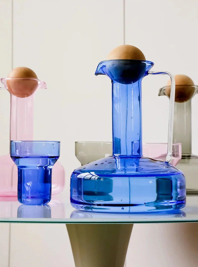 Bubble Spout Glass Kettle Set
