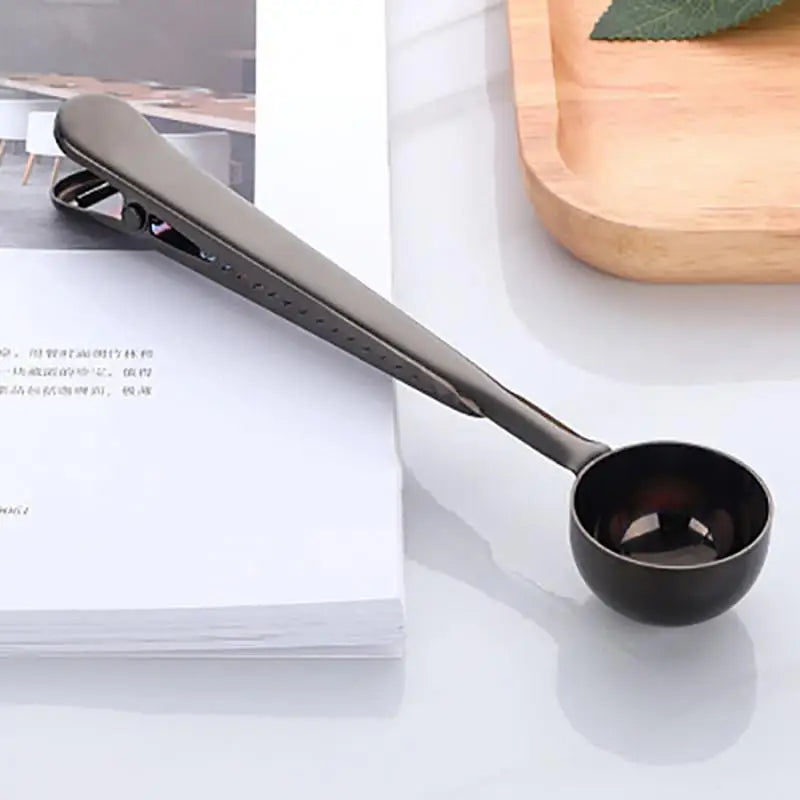 Coffee Spoon Clip Black