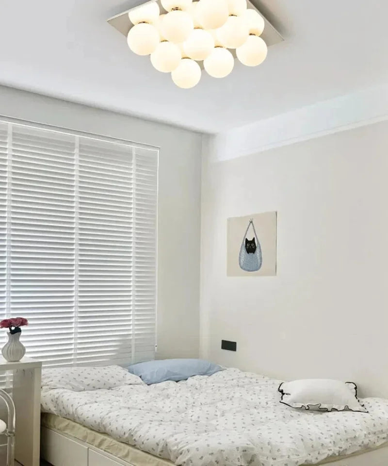 Sphere Grid Flush Mount