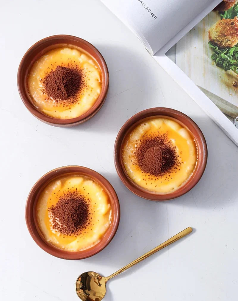 Clay Swirl Dessert Dish