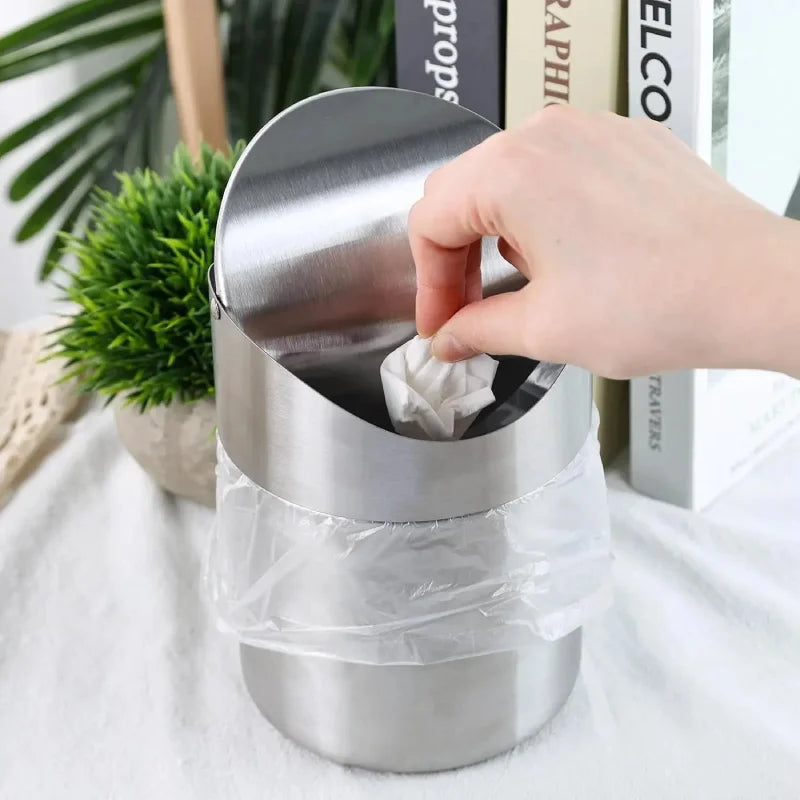 Luxe Flip Mini Wastebasket
