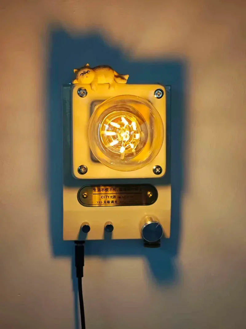 Retro Dial Wall Sconce