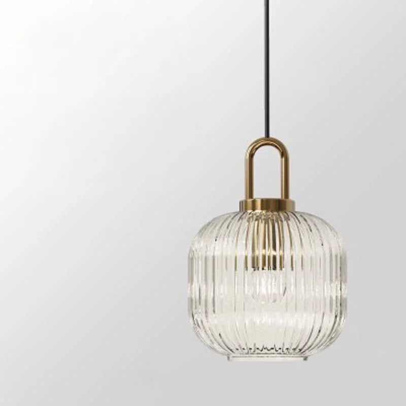 Clara Ridge Glass Pendant Lamps Oval