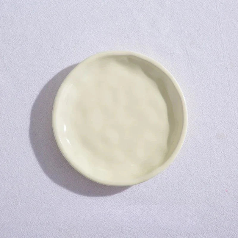 Luna Creme Pastel Dishes 1 pc White Without rack