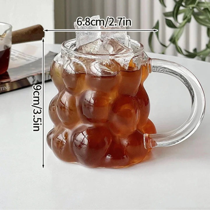 Irregular Crystal Glasses Bubble