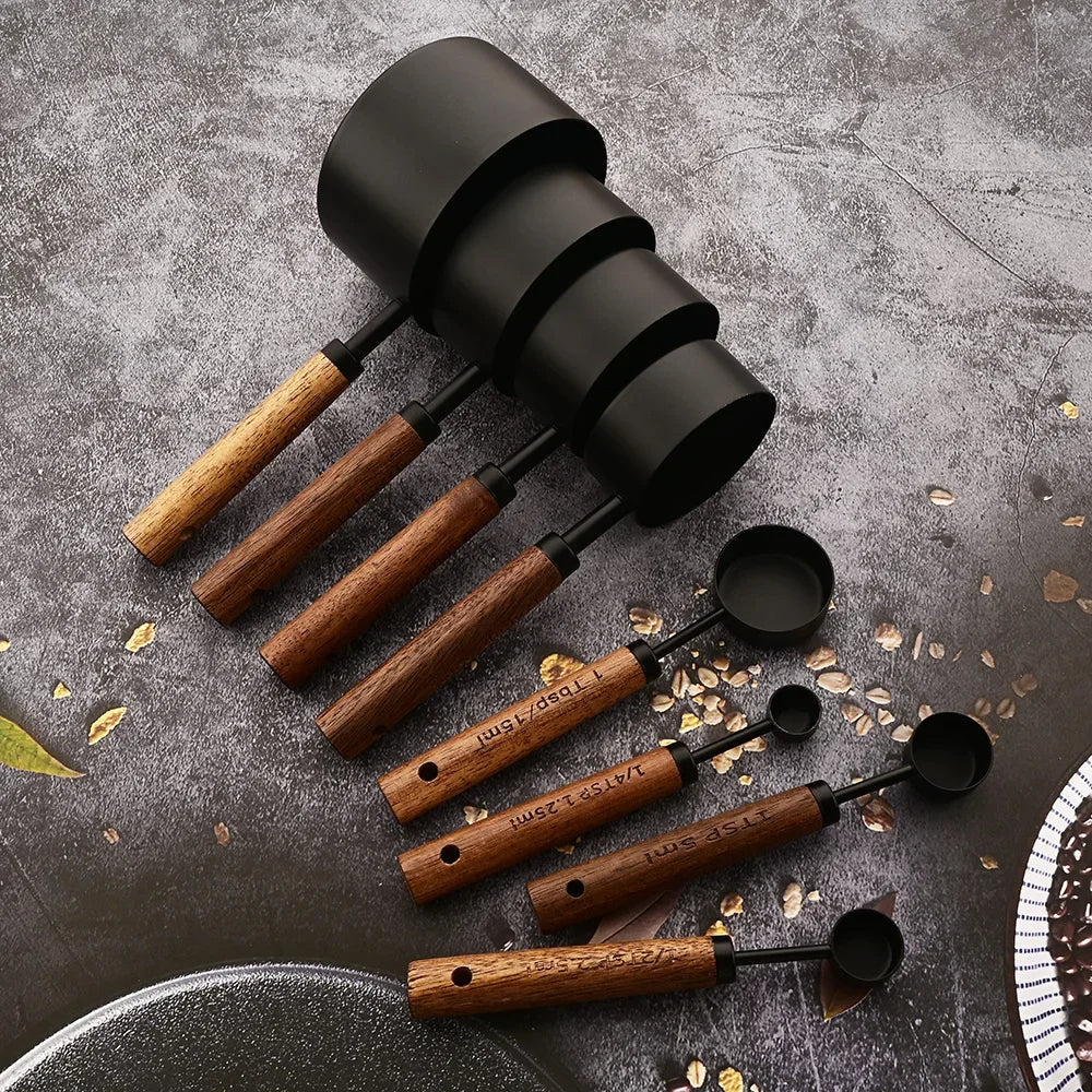 Rustic Measuring 8-Piece Spoon Set