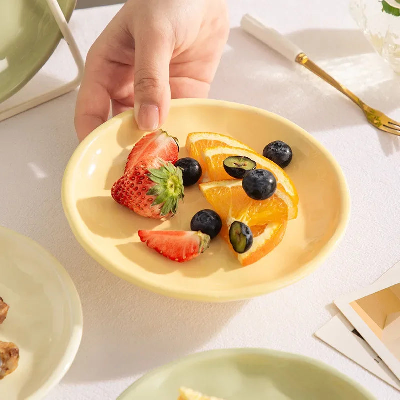 Luna Creme Pastel Dishes