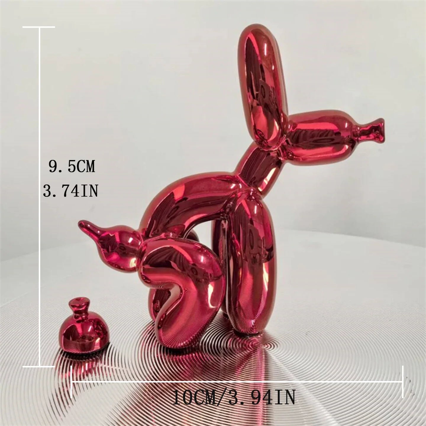 Balloon Dog of Mischief Electric Red