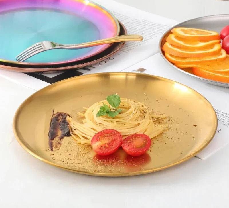 Marais Metallic Dinner Plates