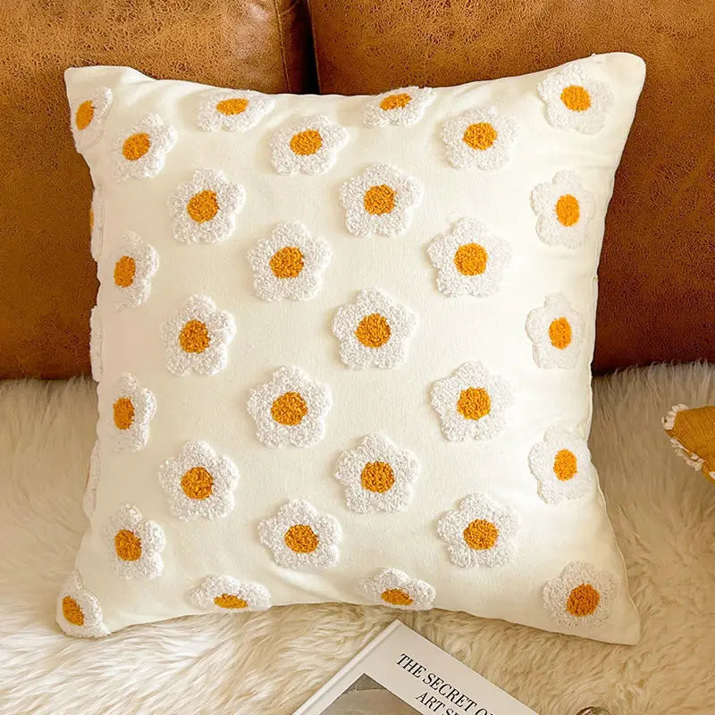 Hareloom & Daisy Bloom Pillow Cover