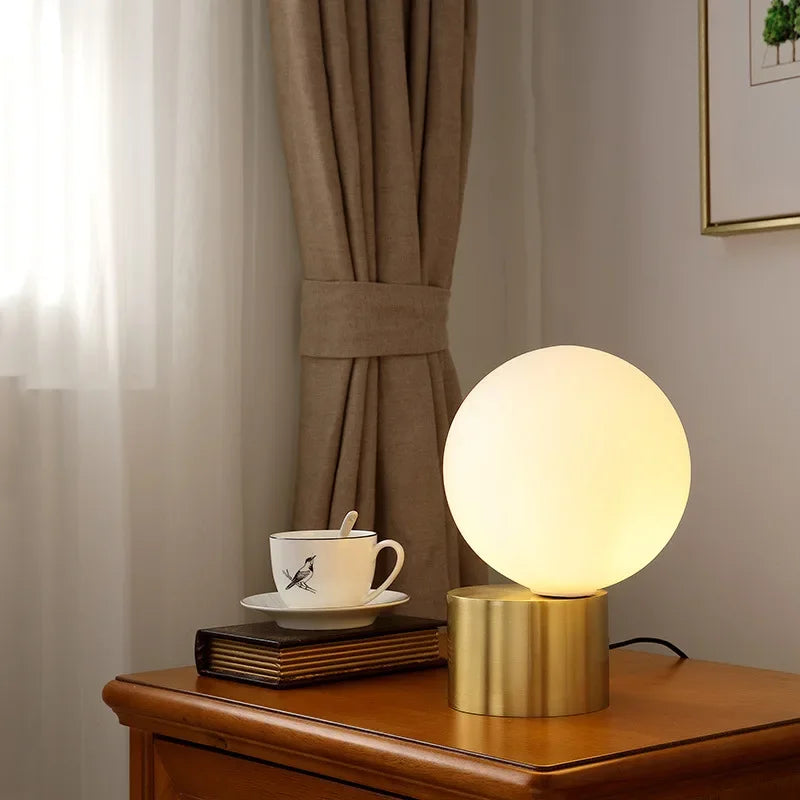 Tilted Globe Light
