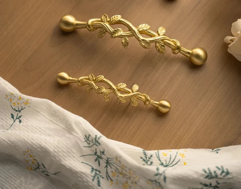 Willowvine Brass Cabinet Pulls