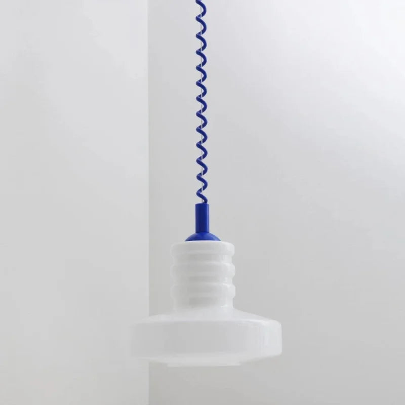 Chromatic Coil Lamp Blue