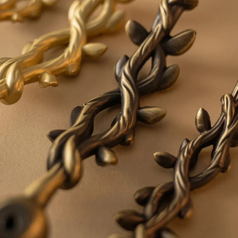 Willowvine Brass Cabinet Pulls