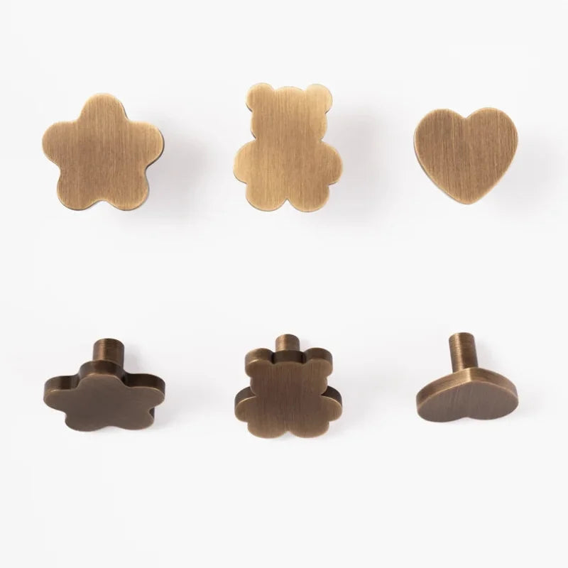 Whimsy Brass Cabinet Knobs