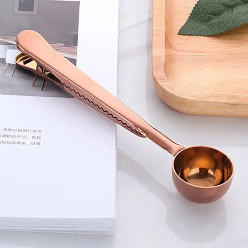Coffee Spoon Clip Rose Gold