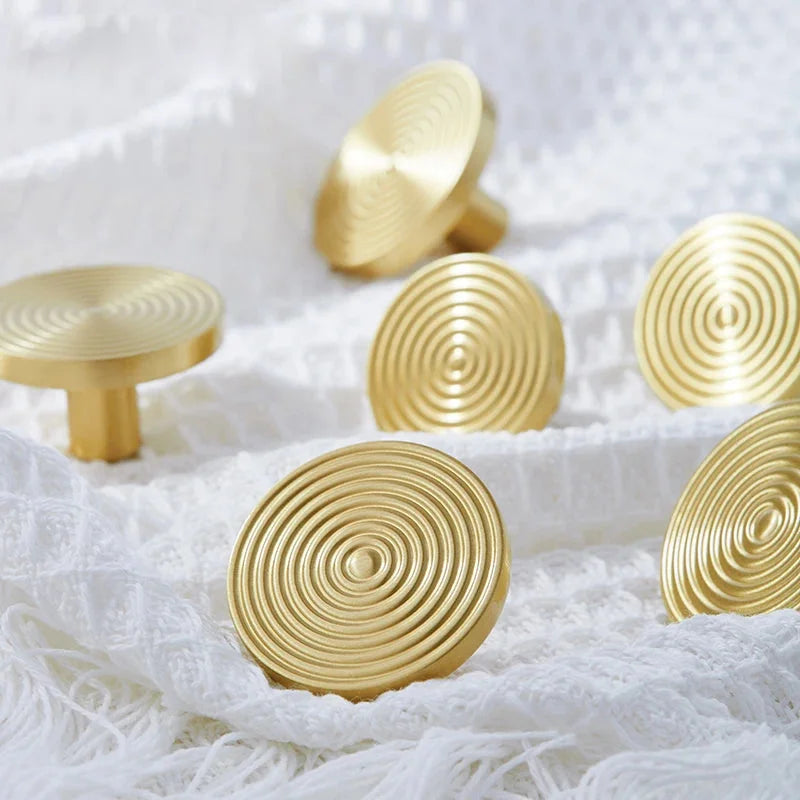 Sundial Brass Cabinet Knob