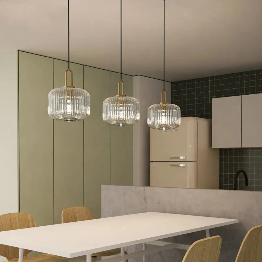 Clara Ridge Glass Pendant Lamps