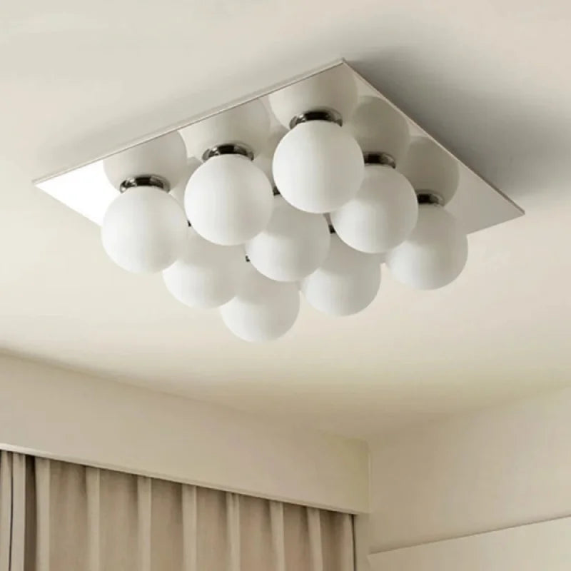Sphere Grid Flush Mount