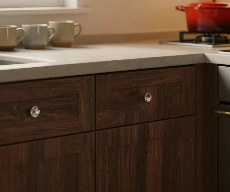 Chanterelle Brass Cabinet Knob