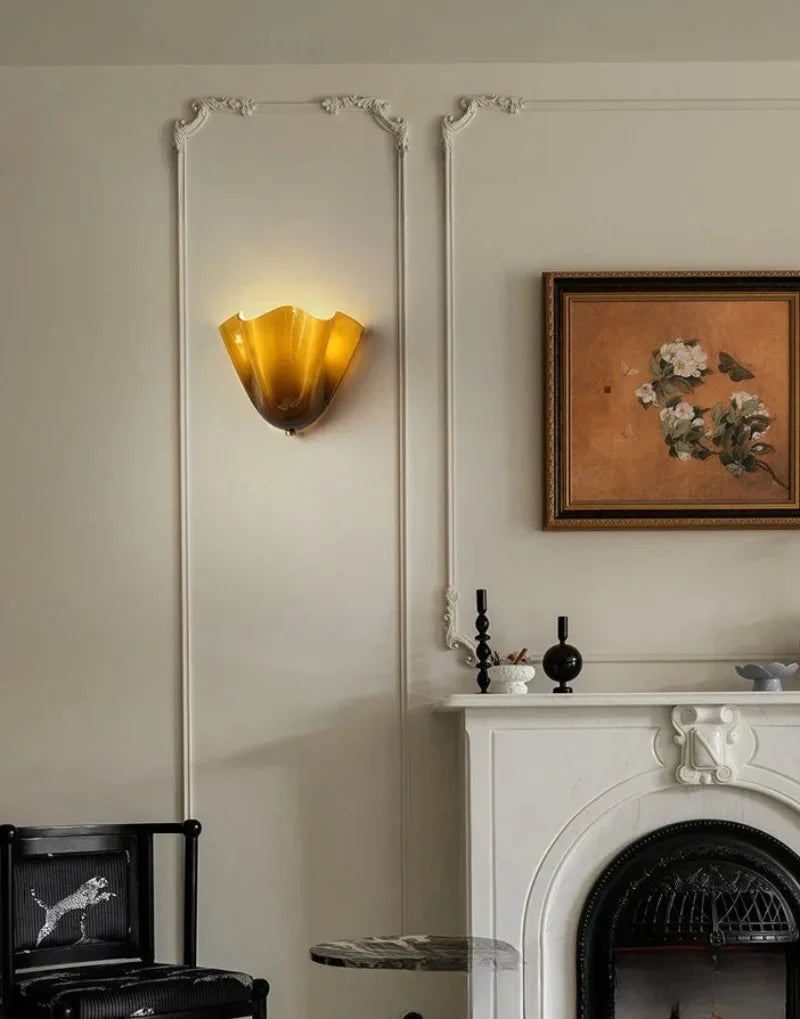Petaline Glass Wall Sconce