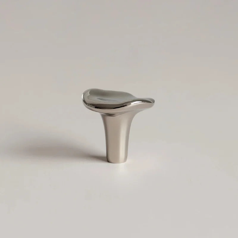 Chanterelle Brass Cabinet Knob