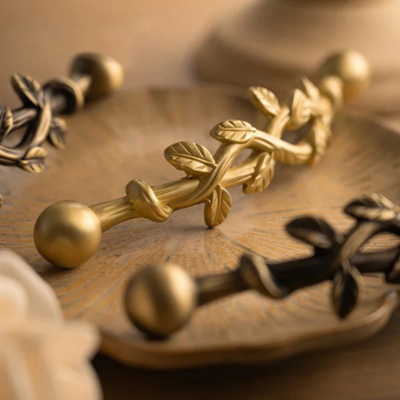 Willowvine Brass Cabinet Pulls