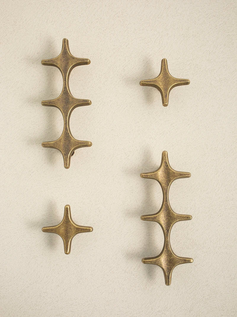 The Crossbeam Brass Knobs