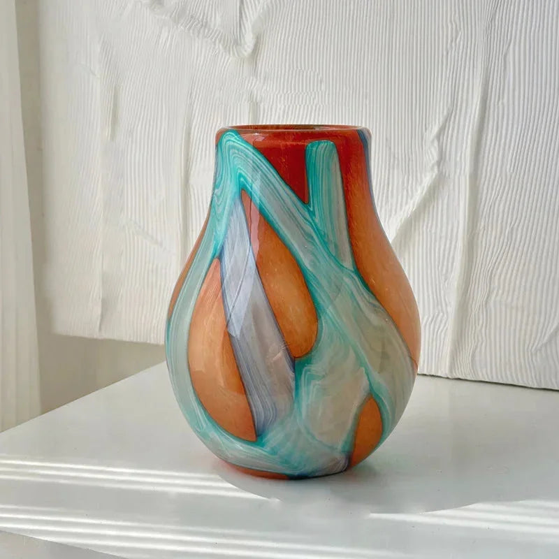Chromatic Flow Vases Small Burnt orange