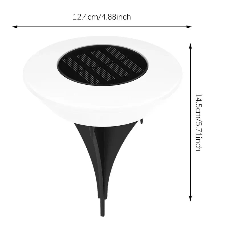 Solar Outdoor Pathway 4-Piece Lights