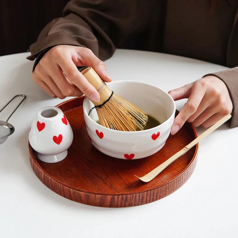 Sweetheart Matcha Ceramic Ritual Set