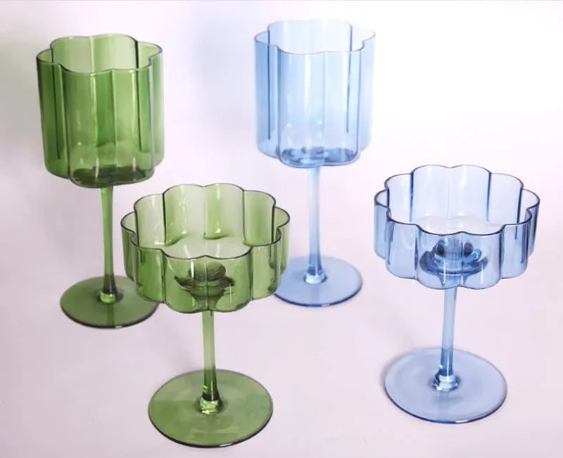 Wave Rim Glass Collection