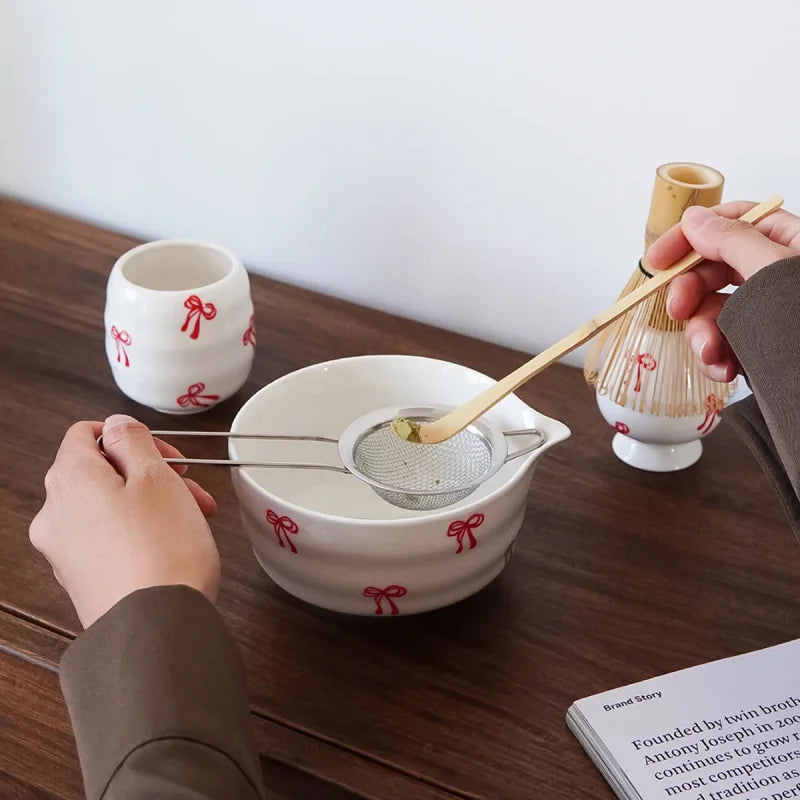 Scarlet Ribbon Matcha Set