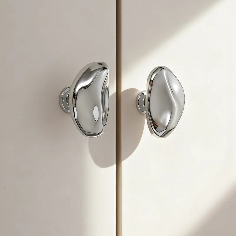 Molten Pebble Cabinet Knob