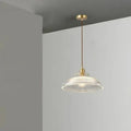 Linden Glow Ribbed Pendant Light