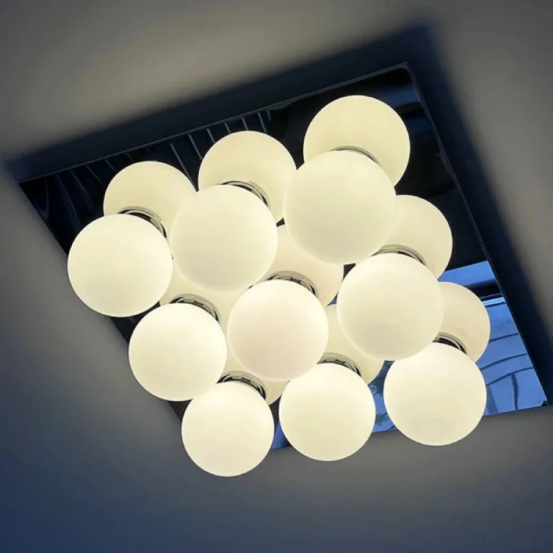 Sphere Grid Flush Mount