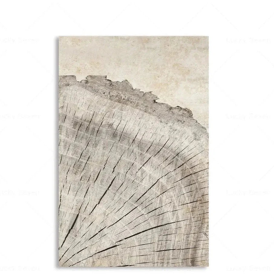 Tree Rings Abstract Canvas 3