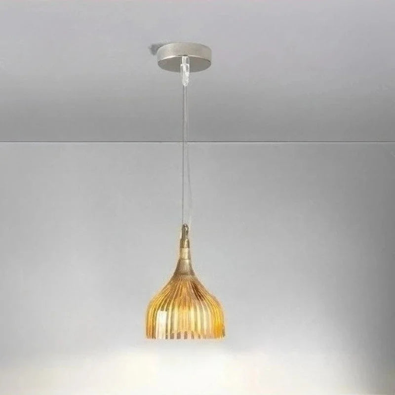 Radiant Flute Series Lamps Pendant Lamp Yellow
