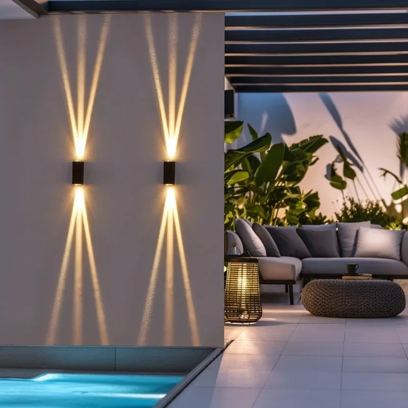 Radiant Beam Aluminum Wall Sconce - Final Sale