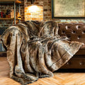 Mink Faux Fur Throw Blanket