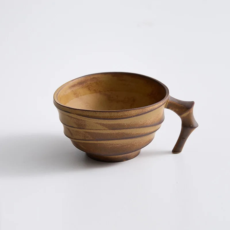 Terra Ridge Ceramic Mug Brown