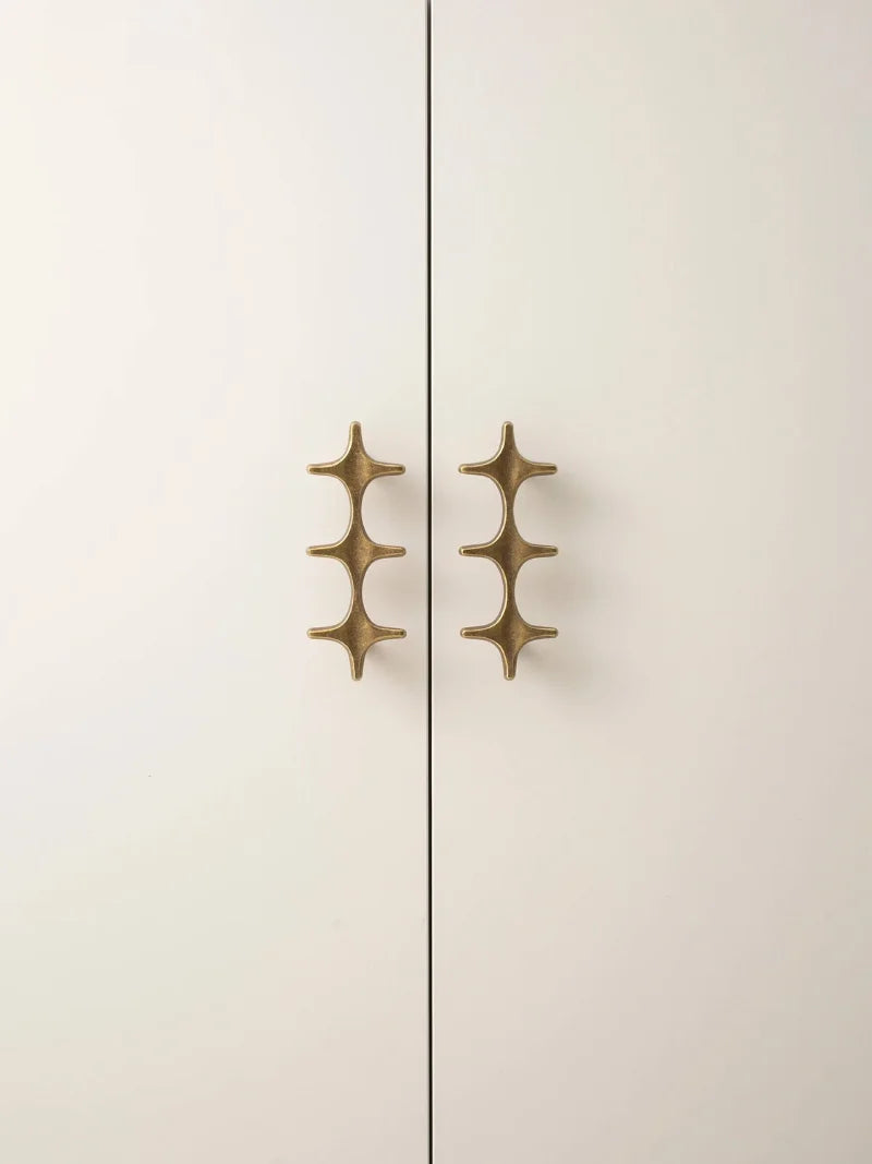 The Crossbeam Brass Knobs