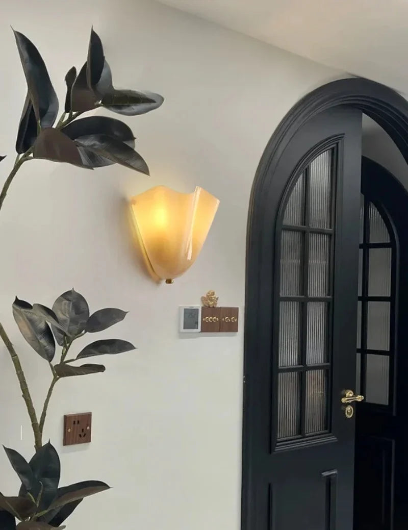 Petaline Glass Wall Sconce